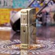 Bật lửa Zippo đồng khối khắc ô vuông kẻ sọc