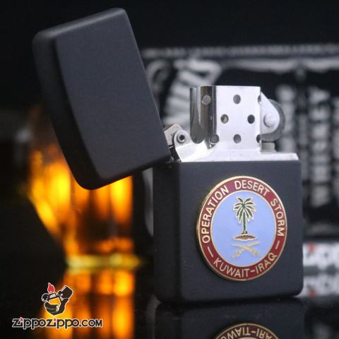 Bật Lửa ZIppo Gắn Huy Hiệu Operation Desert Storm