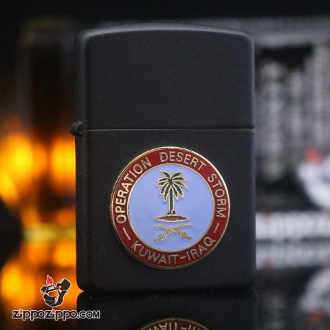 Bật Lửa ZIppo Gắn Huy Hiệu Operation Desert Storm