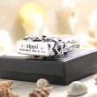 Bật Lửa Zippo Gắn Ngọc Đen May Mắn Ngọn Lửa Xanh