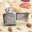 Bật Lửa Zippo Harley Bạc Cổ Ốp  Đại Bàng Cạnh Sườn HDP-65