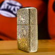 Bật Lửa Zippo Hình Khắc Bàn Tay Phật Cầm Sen Bản Armor