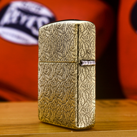 Bật Lửa Zippo Hình Khắc Bàn Tay Phật Cầm Sen Bản Armor