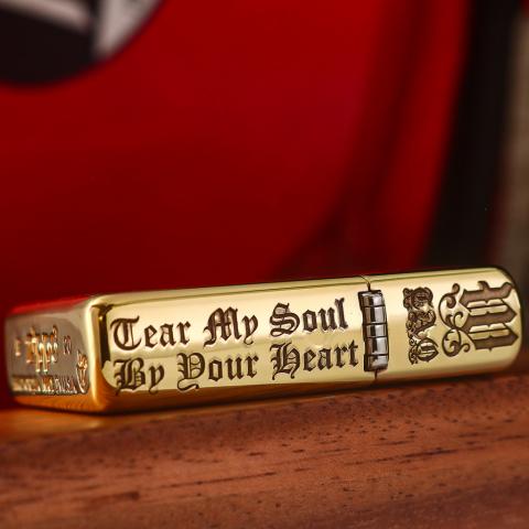 Bật Lửa Zippo Hình Khắc Kì Lân  Unicon Bản Vỏ Dầy  ARMOR