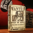 Bật Lửa Zippo HÌNH KHẮC SHANKS TÓC ĐỎ ARMOR