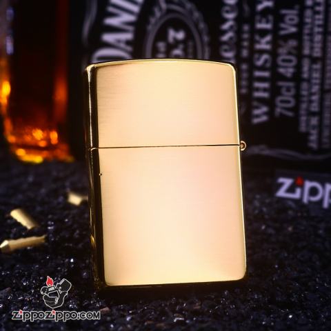 Bật Lửa Zippo Hoa Văn Khảm Trai Tính Tế Sang Trọng Màu Vàng