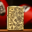 Bật lửa Zippo khắc bản đồ kỷ nguyên 3 bản Armor đồng bóng