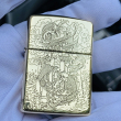 Bật Lửa Zippo Khắc Cá Chép Vượt Vũ Môn