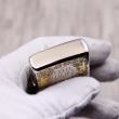 Bật Lửa Zippo Khắc Chữ Thập Và Kinh Thánh Màu Bạc Bản Ốp Nổi Aromr