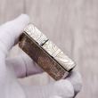 Bật Lửa Zippo Khắc Chữ Thập Và Kinh Thánh Màu Bạc Bản Ốp Nổi Aromr