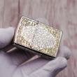 Bật Lửa Zippo Khắc Chữ Thập Và Kinh Thánh Màu Bạc Bản Ốp Nổi