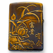 Bật Lửa Zippo Khắc Hình 3d Bức Tranh Sơn Dầu Cửu Ngư Siêu Sắc Nét