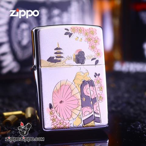 Bật Lửa Zippo KHắc Hình Cô Gái Vũ Công