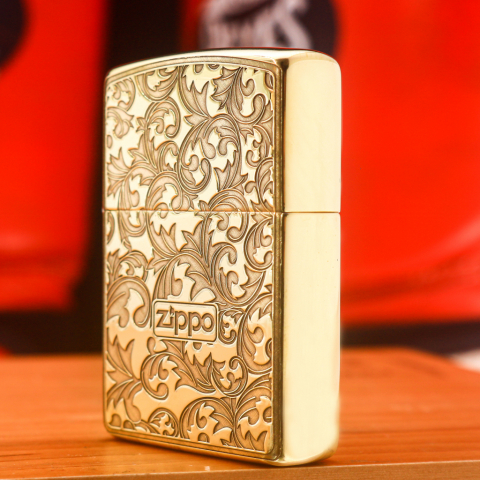 Bật Lửa Zippo Khắc Hoa Văn và Logo Zippo