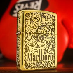 Bật Lửa Zippo Khắc Hoa Văn Zippo Marlboro - Mã SP: ZPC3307-169