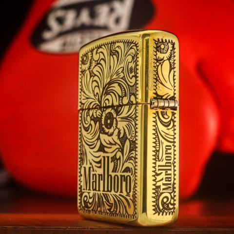 Bật Lửa Zippo Khắc Hoa Văn Zippo Marlboro