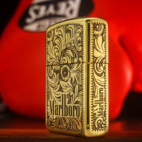 Bật Lửa Zippo Khắc Hoa Văn Zippo Marlboro