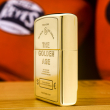 Bật lửa zippo khắc lứa tuổi vàng bản đồng bóng - zippo the gorlden age