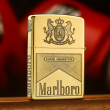 Bật lửa Zippo khắc Marlboro 2 mặt bản đồng bóng giới hạn