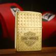 Bật lửa zippo khắc motor harley bản đồng bóng