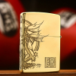 Bật lửa Zippo khắc thiên thần và ác quỷ bản đồng bón