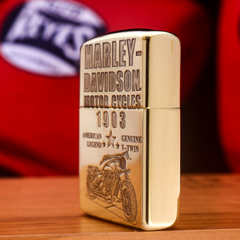 Bật Lửa Zippo Khắc Xe Máy HARLEY DAVIDSON 1903