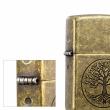 Bật Lửa Zippo Mạ Antique Brass Khắc Cây Sự Sống - SKU 29149
