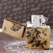 Bật Lửa Zippo Mạ Antique Brass Khắc Chúa Sơn Lâm