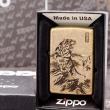 Bật Lửa Zippo Mạ Antique Brass Khắc Chúa Sơn Lâm