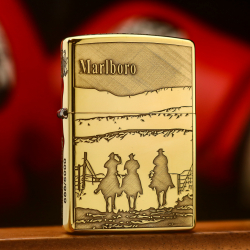 Bật lửa Zippo Marlboro hình cao bồi bản giới hạn - Mã SP: ZPC3321-254