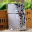 bật lửa zippo mầu bạc khắc phật