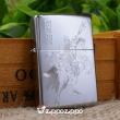bật lửa zippo mầu bạc khắc quan công cưỡi ngựa
