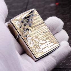 Bật Lửa Zippo Màu Đen Bóng Khắc Marlboro - Mã SP: ZPC1725