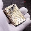 Bật Lửa Zippo Màu Đen Bóng Khắc Marlboro
