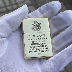 Bật lửa Zippo Mỹ phiên bản quân đội - Mã SP: ZPC0511