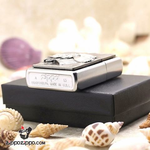 Bật Lửa Zippo Ốp Người Thổ Dân Da Đỏ