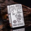 Bật lửa Zippo phiên bản bạc cổ điển động cơ Harley
