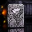 Bật lửa Zippo Phiên Bản Bạc Nguyên Khối Chạm Khắc Chim Phượng Hoàng