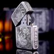 Bật Lửa Zippo Phiên Bản Bạc Nguyên Khối Khắc Tỳ Hưu BẢn 1941