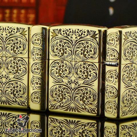 Bật lửa Zippo phiên bản chạm khắc nổi mây bao quanh amor