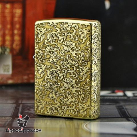 Bật lửa Zippo phiên bản chạm khắc nổi mây bao quanh