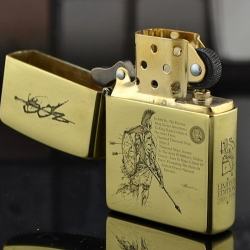 Bật lửa Zippo phiên bản Đồng Bóng Khắc 300 chiến binh - Mã SP: ZPC0496-254