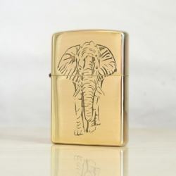 Bật lửa Zippo phiên bản flagship hình voi - Mã SP: ZPC0512