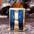 Bật Lửa Zippo Phiên Bản Giới Hạn Khắc Ô Khóa Đồng Đốt Khảm Trai