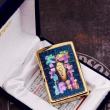 Bật Lửa Zippo Phiên Bản Giới Hạn Khắc Ô Khóa Đồng Đốt Khảm Trai