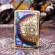 Bật Lửa Zippo Phiên Bản Giới Hạn Đồng Đốt Khắc La Bàn Khảm Trai