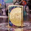 Bật Lửa Zippo Phiên Bản Giới Hạn Mạ Vàng Khắc La Bàn Khảm Trai