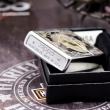 Bật Lửa Zippo Phiên Bản Hàn Quốc Khắc Họa Tiết Kỳ Lân Bản Chrome