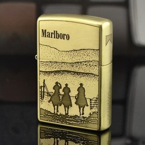Bật lửa Zippo phiên bản Marlboro hình cao bồi