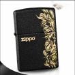 Bật lửa Zippo phiên bản Original đen nứt in hoa văn
